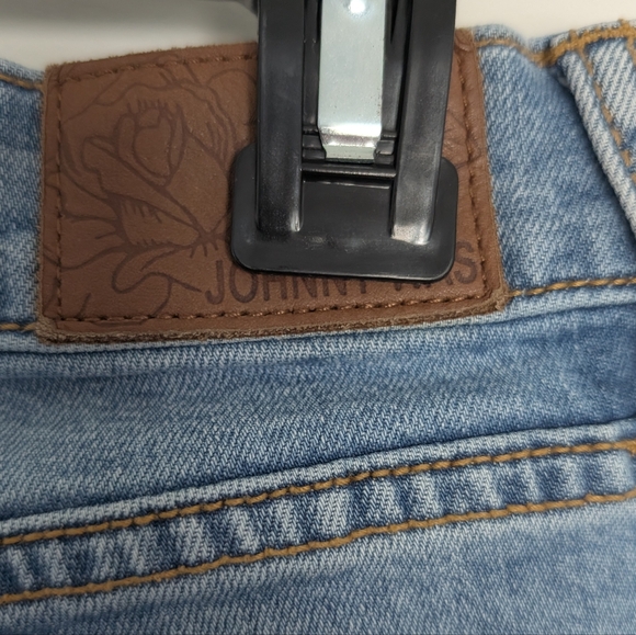 Johnny Was Jeans Womens 25 Bohemian Cropped Baby Boot Embroidered Floral Eyelet - Picture 6 of 12